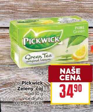Pickwick Zelený čaj od 30g