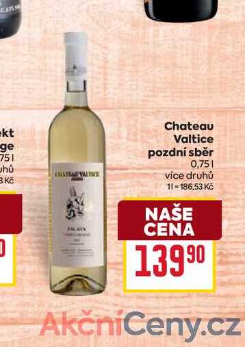 Chateau Valtice pozdní sběr 0,75l