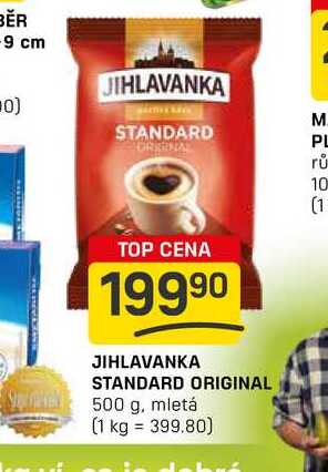 JIHLAVANKA STANDARD ORIGINAL 500 g, mletá