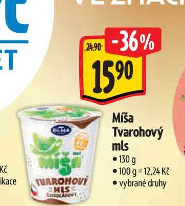   Míša Tvarohový mls  130 g  