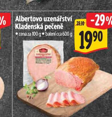 Albertovo uzenářství Kladenská pečeně 100 g