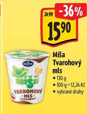 Míša Tvarohový mls, 130 g