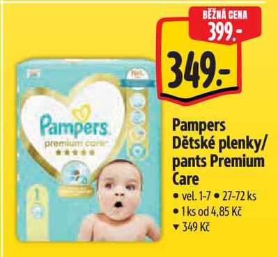Pampers Dětské plenky/pants Premium, 27-72 ks