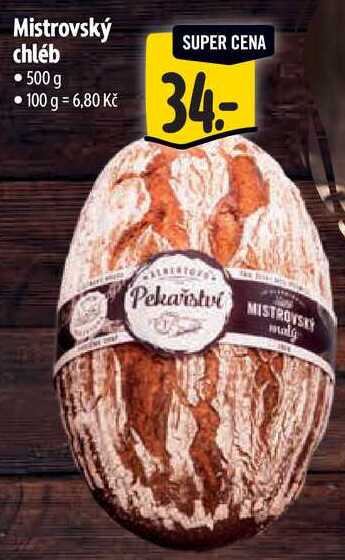 Mistrovský chléb, 500 g