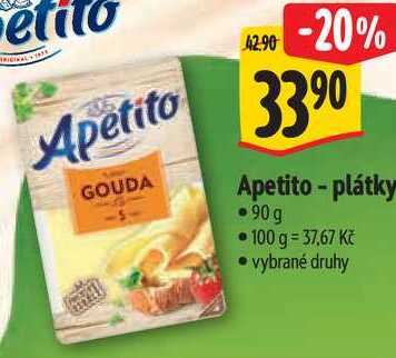 Apetito - plátky, 90 g