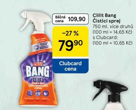 Cillit Bang čisticí sprej, 750 ml, více druhů