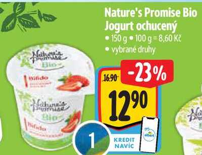 Nature's Promise Bio Jogurt ochucený, 150 g 