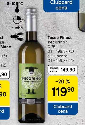 Tesco Finest Pecorino, 0.75 l