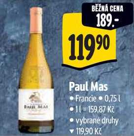 Paul Mas, 0,75 l