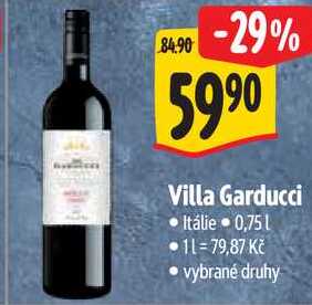 Villa Garducci, 0,75 l