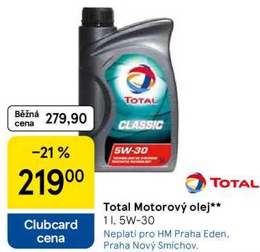 Total Motorový olej, 1 l, 5W-30  