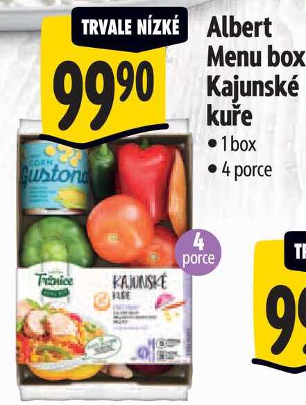 Albert Menu box Kajunské kuře 