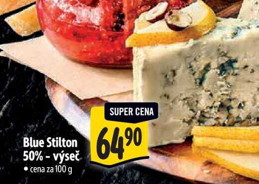 Blue Stilton 50% - výseč 100 g