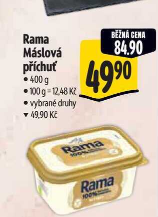 Rama Máslová příchuť 400 g 