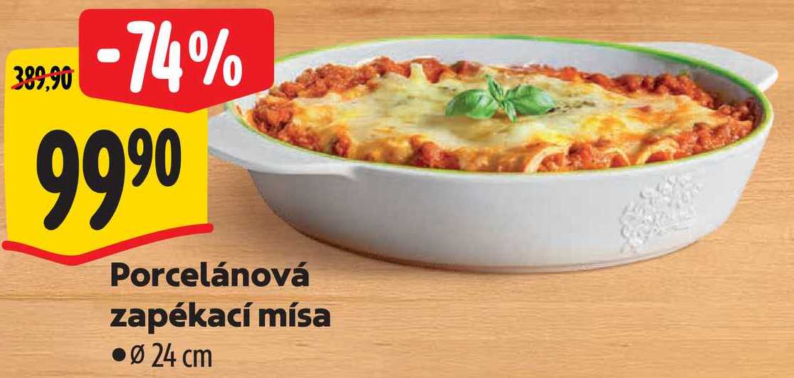 Porcelánová zapékací mísa 