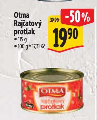 Otma Rajčatový protlak 115 g  