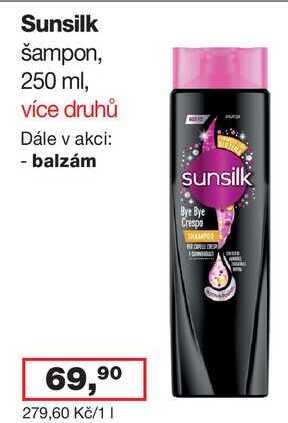 Sunsilk šampon, 250 ml, více druhů 