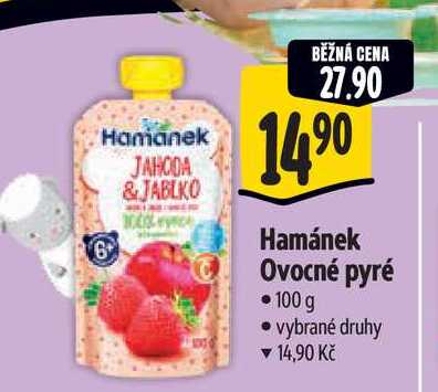   Hamánek Ovocné pyré  100 g  
