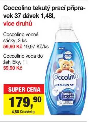 Coccolino tekutý prací přípravek 37 dávek 1,48l