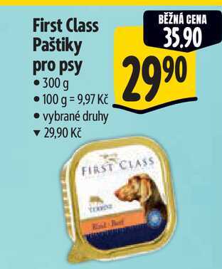First Class Paštiky pro psy 300 g 