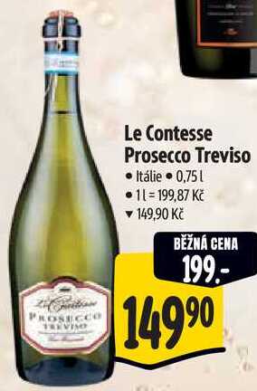 Le Contesse Prosecco Treviso, 0,75 l