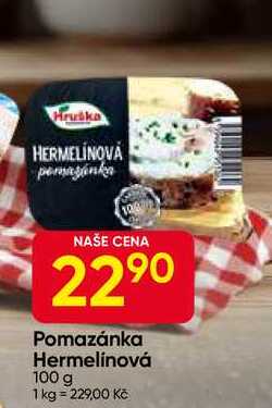 Hruška Pomazánka Hermelínová 100 g