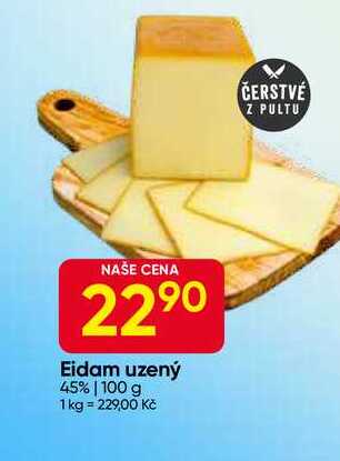Eidam uzený 45% 100 g