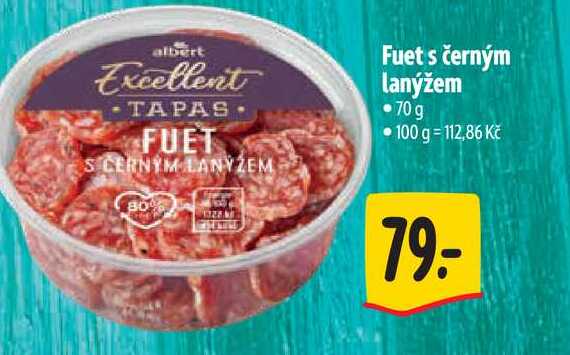   Fuet s černým lanýžem 70g 