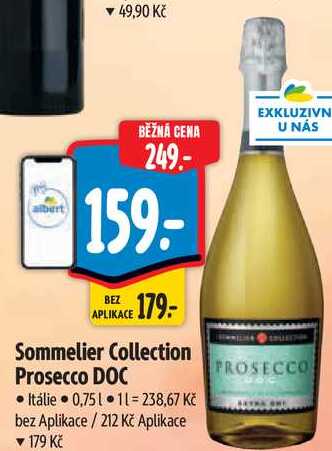 Sommelier Collection Prosecco DOC, 0,75 l