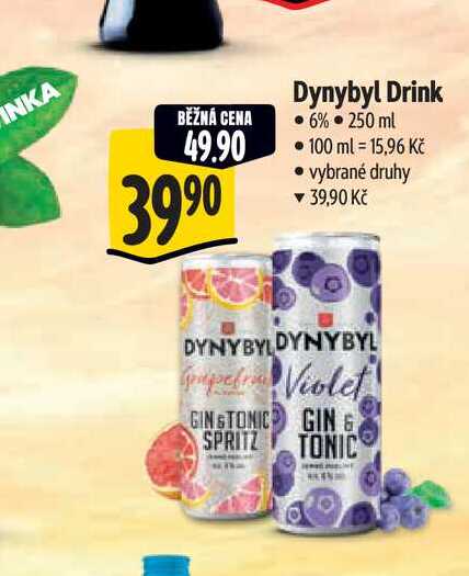   Dynybyl Drink 6% .250 ml  