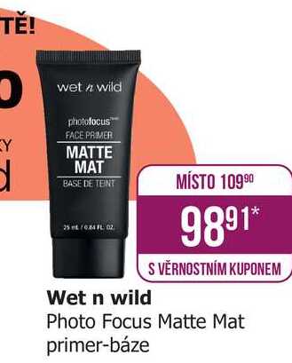 Wet n wild Photo Focus Matte Mat primer-báze 