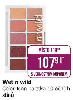 Wet n wild Color Icon paletka 10 očních stínů 