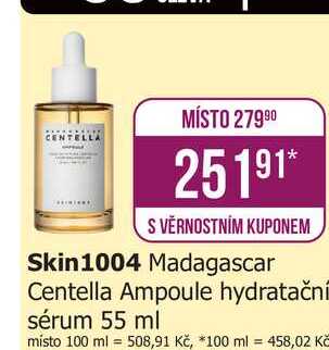 Skin 1004 Madagascar Centella Ampoule hydratační sérum 55 ml 