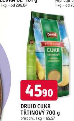 DRUID CUKR TŘTINOVÝ 700 g