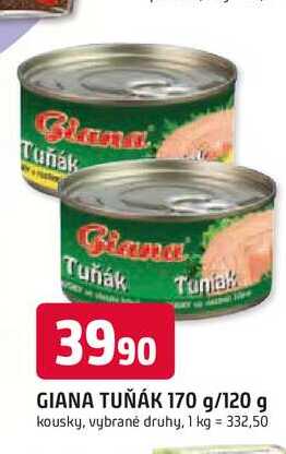 GIANA TUŇÁK 170 g/120 g