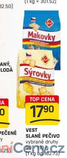 VEST SLANÉ PEČIVO 90-110g