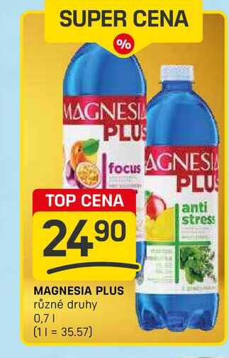 MAGNESIA PLUS různé druhy 0,7l