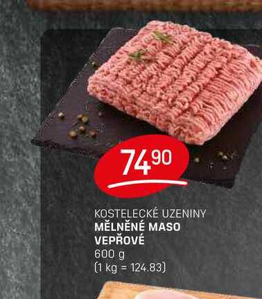 MĚLNĚNÉ MASO VEPŘOVÉ 600 g