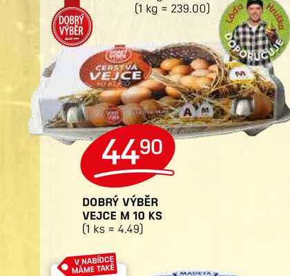 DOBRÝ VÝBĚR VEJCE M 10 KS