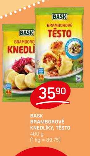 BASK BRAMBOROVÉ KNEDLÍKY, TĚSTO 400 g