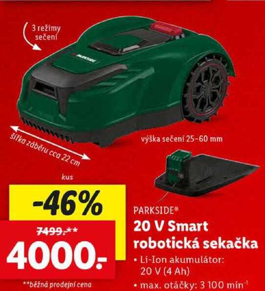 20 V Smart robotická sekačka