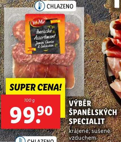 VÝBĚR ŠPANĚLSKÝCH SPECIALIT, 100 g