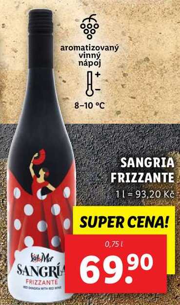 SANGRIA FRIZZANTE, 0,75 l