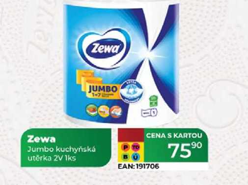 Zewa Jumbo kuchyňská utěrka 2V 1ks