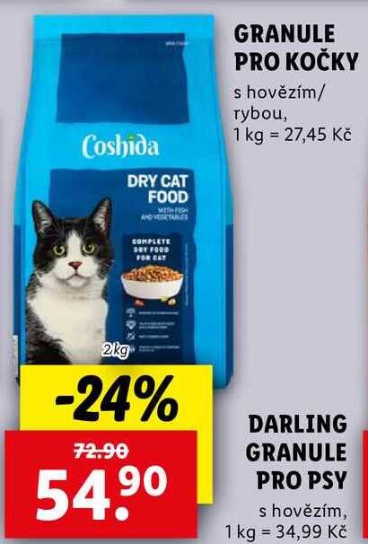 GRANULE PRO KOČKY, 2 kg
