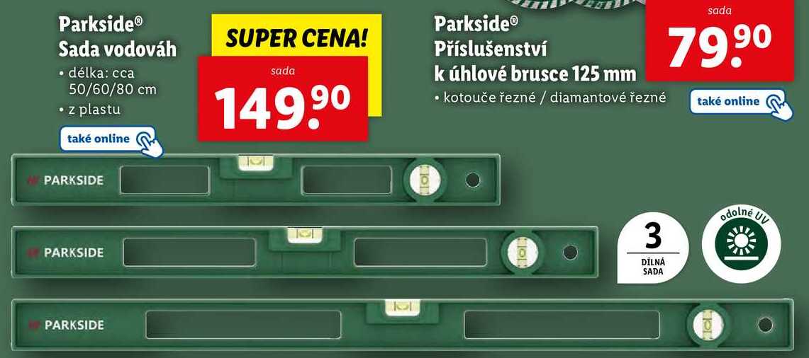 Parkside Sada vodováh
