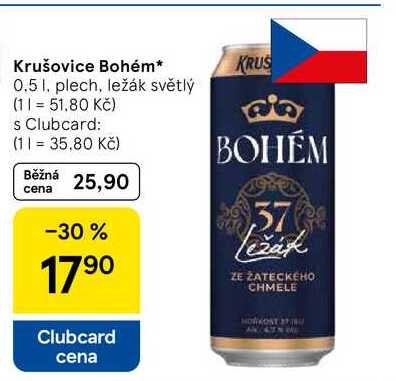 Krušovice Bohém, 0.5 l 