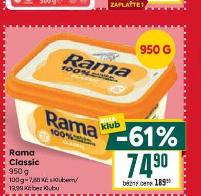 Rama Classic 950 g 