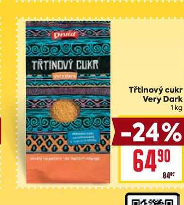Třtinový cukr Very Dark 1kg