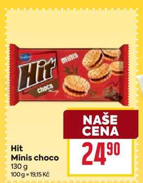 Hit Minis choco 130 g 